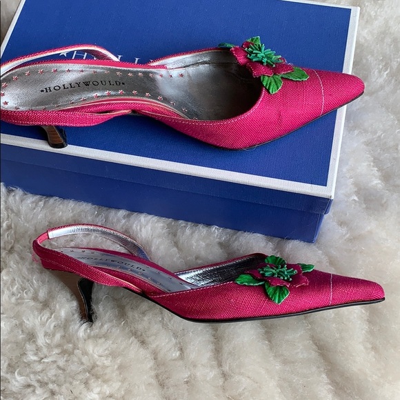 Hollywould  sling - back kitten heels - Picture 3 of 6